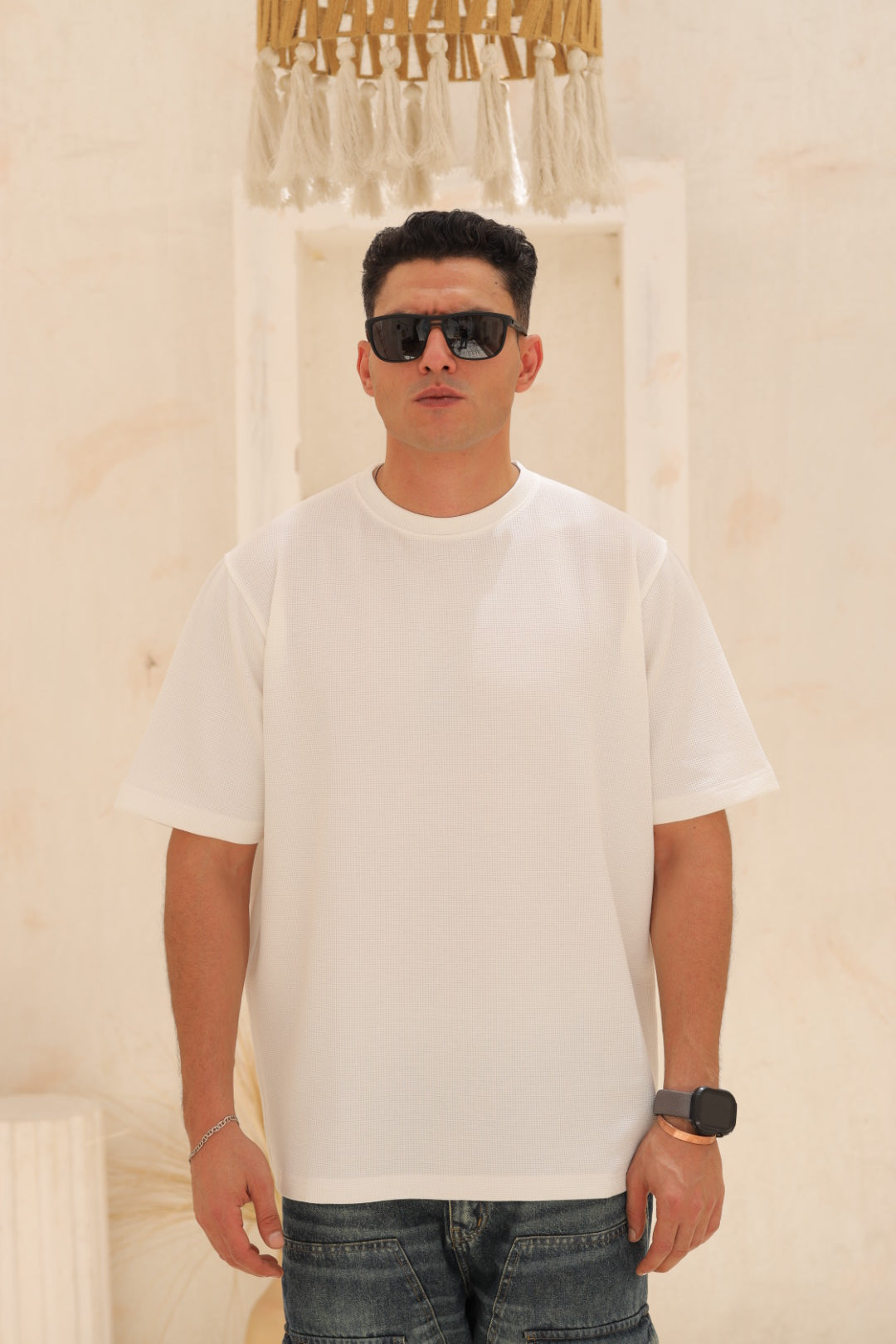 Round T-shirt - White