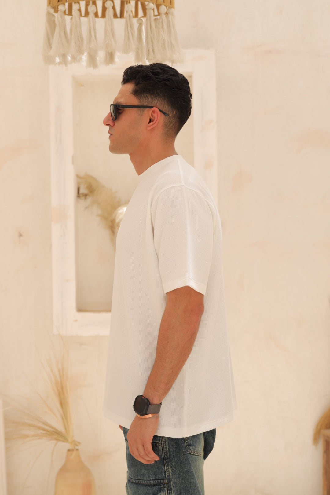 Round T-shirt - White