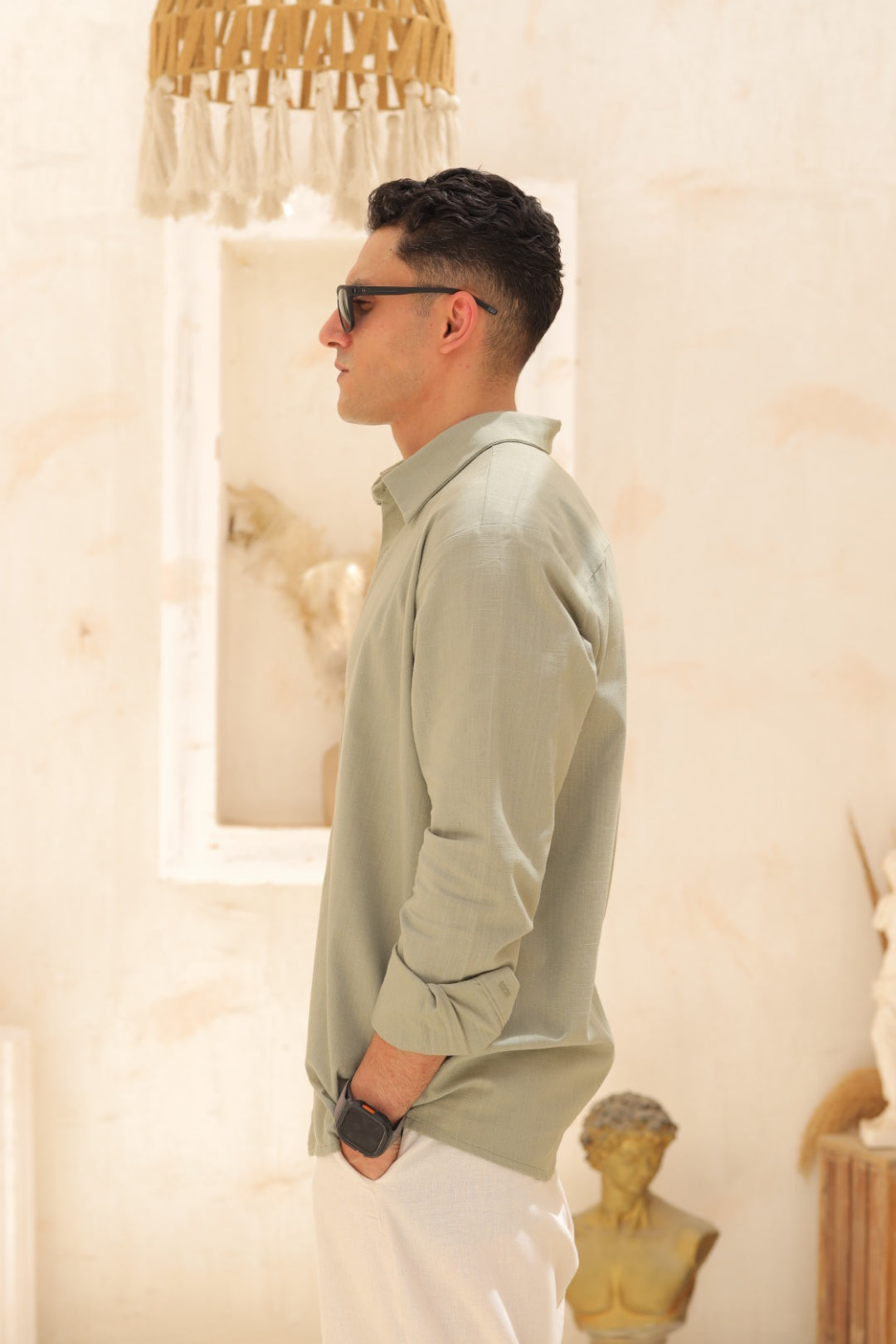 Linen Shirt - Mint