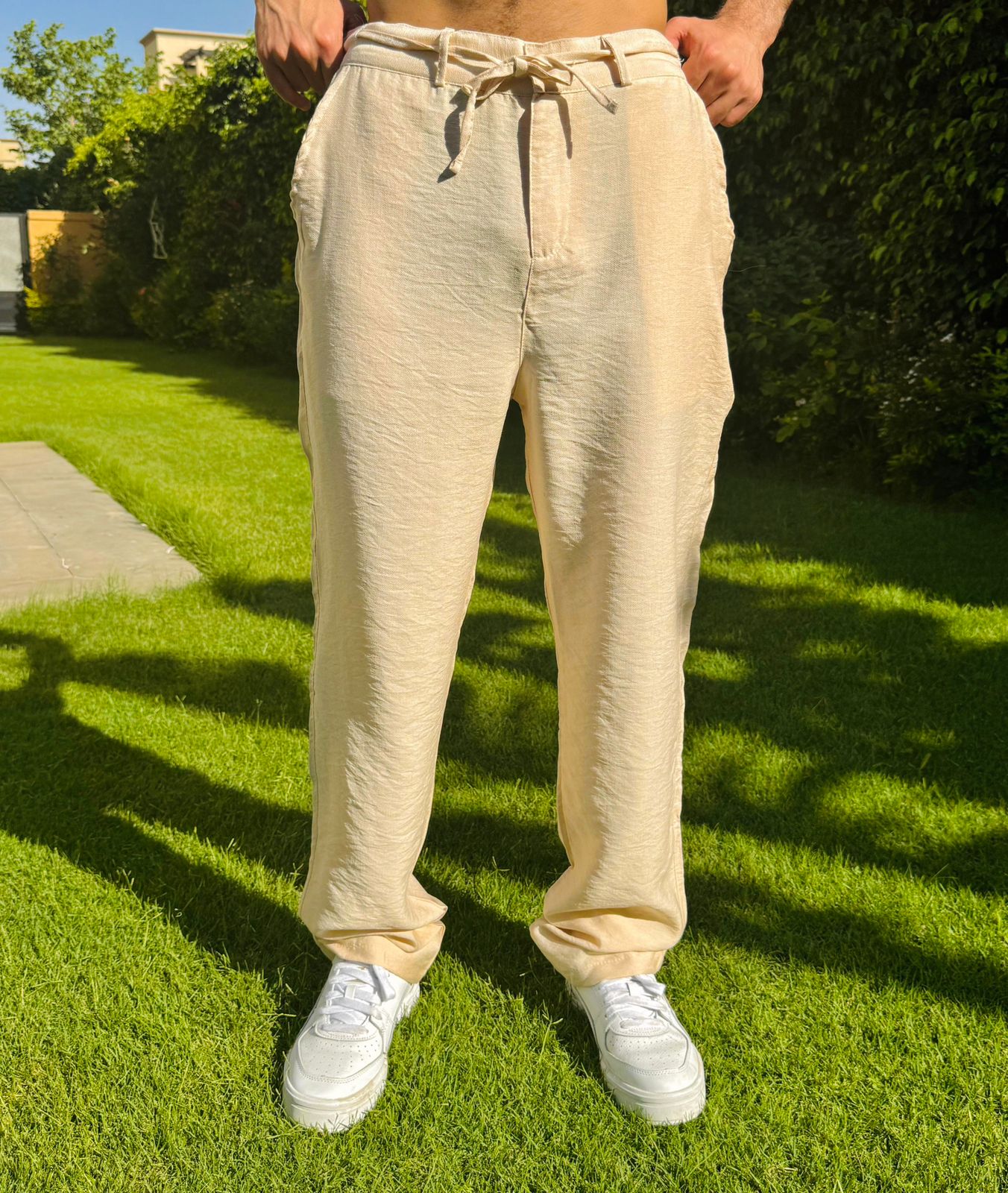 Linen Pants Beige