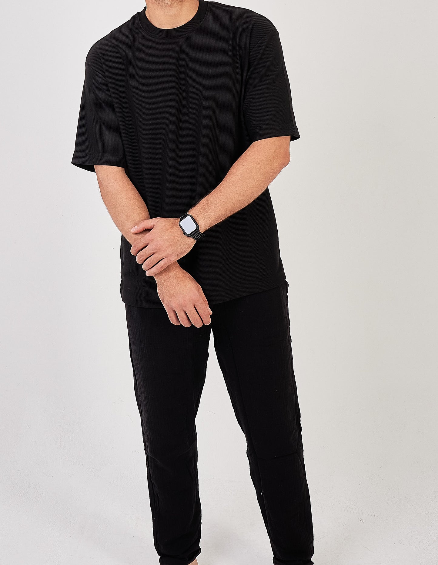 Oversized Basic T-shirt Black